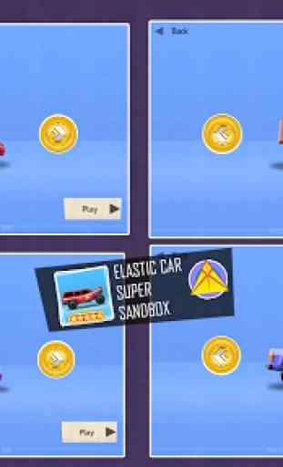 ELASTIC CAR Sandbox Crash Test simulator 3