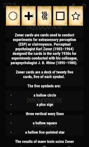 ESP Project - Psychic Test Zener Cards 4