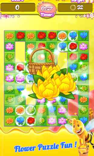 Flower Crush Match 3 - Blossom Legend Garden Games 1