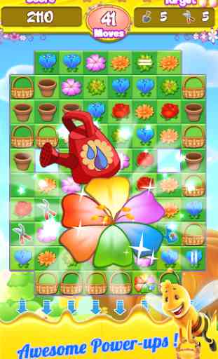 Flower Crush Match 3 - Blossom Legend Garden Games 3