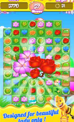 Flower Crush Match 3 - Blossom Legend Garden Games 4