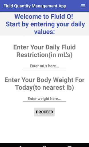 Fluid Restriction Manager App Free - Fluid Q Free 1