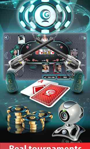 GC Poker 2: WebCamera-tables, Texas Hold'em, Omaha 4
