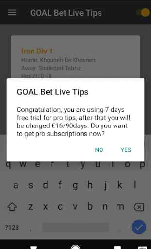 GOAL BET LIVE TIPS   ⚽ - Inplay tips & predictions 1