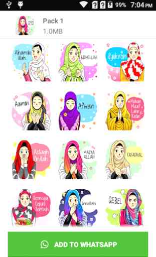 Hijab Sticker For WhatsApp - WAStickerApps 1