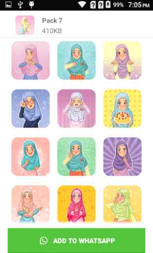 Hijab Sticker For WhatsApp - WAStickerApps 3