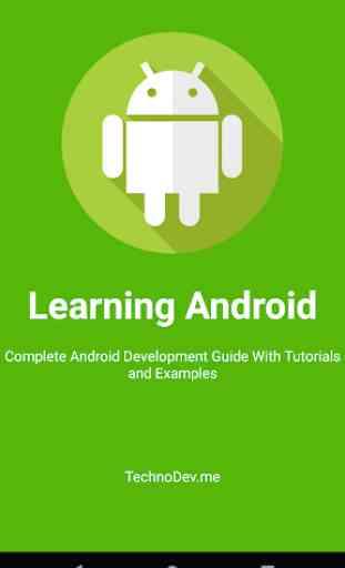 Learning Android: Tutorials & Examples 1