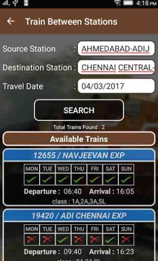 Live Indian Train Status - PNR Status & Enquiry 3