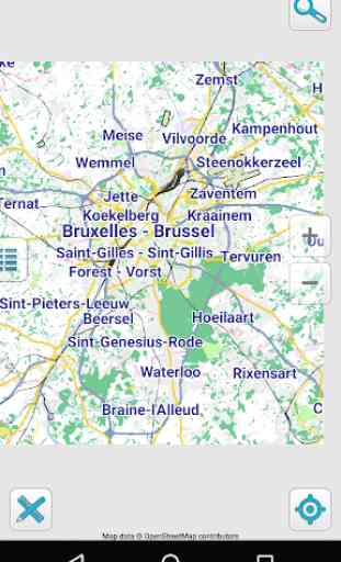 Map of Brussels offline 1