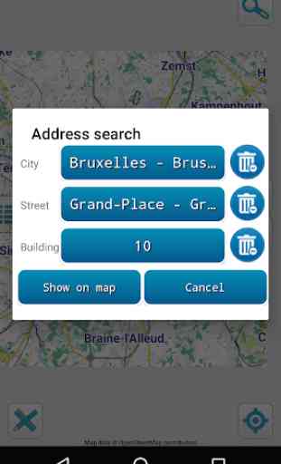 Map of Brussels offline 3