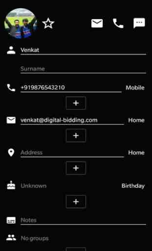 My Contacts - AMOLED 4