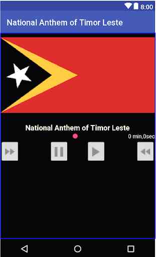 National Anthem of Timor Leste 2