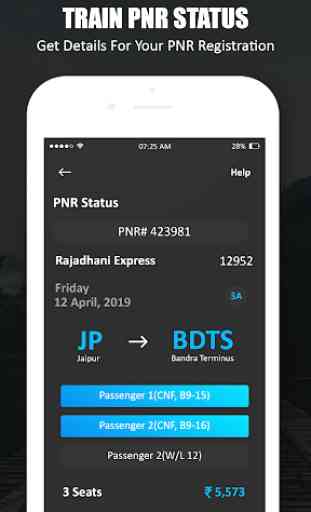 PNR Status 4