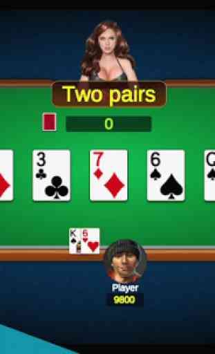 Poker Offline Free 2020 - Texas Holdem With Girl 3