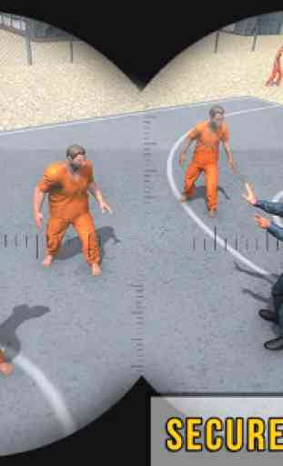Poliziotto cecchino prigione 3D: fuga prigionieri 1
