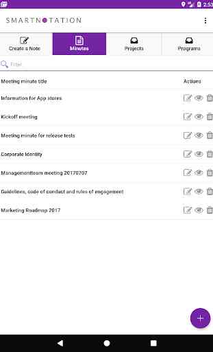 Smartnotation - The Smart Meeting Minutes App 2