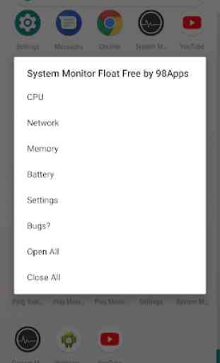 System Monitor Float Free 2