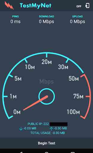 TestMyNet:Fastest Internet Speed Test–Wifi,4G & 3G 1