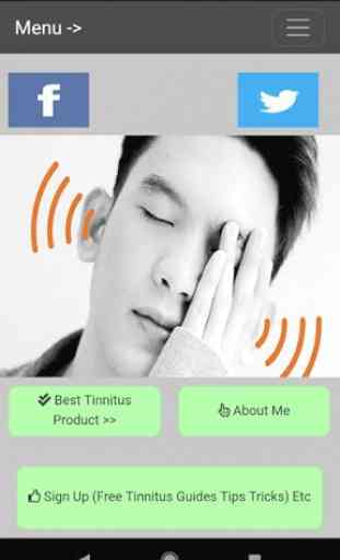 Tinnitus Relief App with Noise Sound Treatment 1