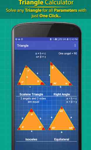 Triangle Calculator - Step by Step Solver 1