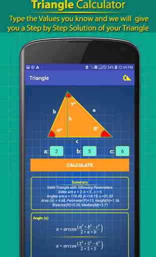 Triangle Calculator - Step by Step Solver 3