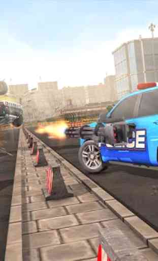 US Police Hummer Car Quad Bike Police Chase Game 1