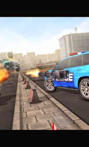 US Police Hummer Car Quad Bike Police Chase Game 4