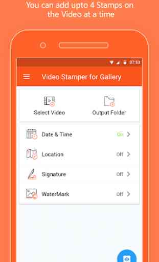 Video Stamper: Add Timestamp,Geotag, Logo and Text 3