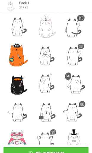 WAStickerApps Cute Cat Stickers 4