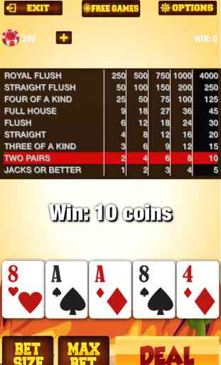 A Wild West Video Poker Game - Win giornaliero pagamento dei premi 4