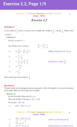 8th Maths CBSE Solutions - Class 8 3