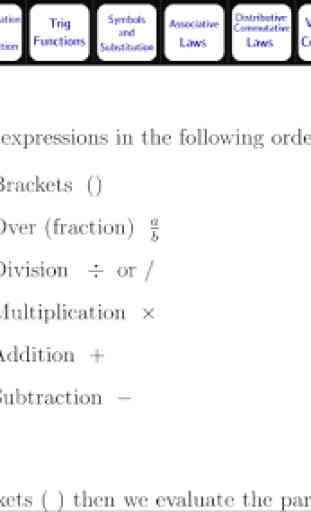 Algebra Tutorial 1: Basics 2