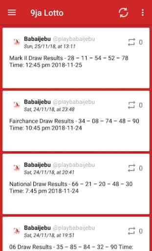 Baba-Naija Lotto Results 3