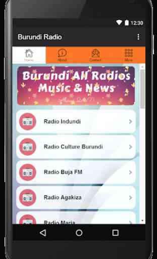 Burundi All Radios, Music & Breaking News For Free 1