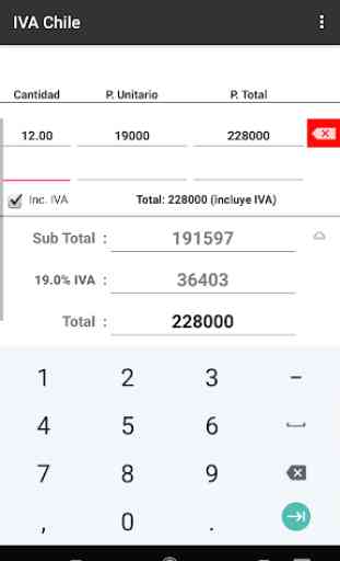 Calculadora IVA Chile 2