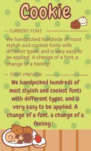 Cookie Font for FlipFont , Cool Fonts Text Free 1