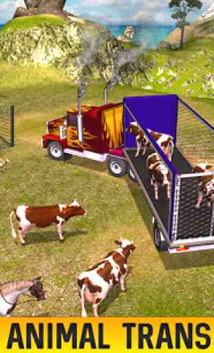 Fattoria Animale Trasporto Camion Guida Giochi 2