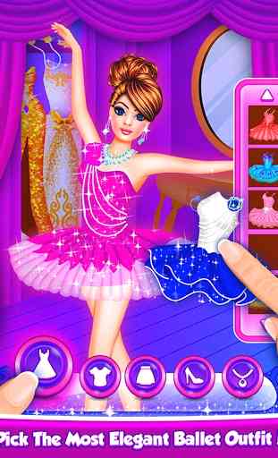 Gioco per vestire trucco ballerina Bambola Salone 3