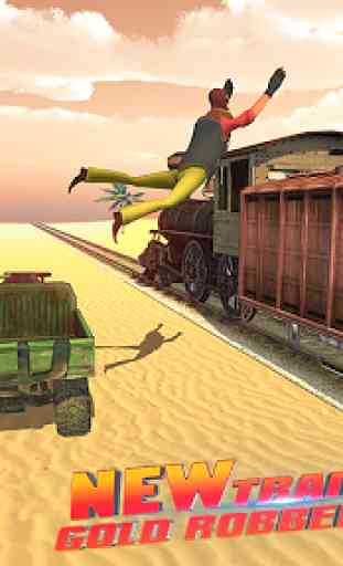 Grand Gold Robbery Game: Train shooting Simulator 3