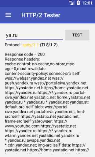 HTTP/2 Tester 4