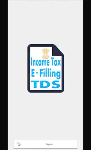Income Tax TDS (Income Tax Return eFilling) 1