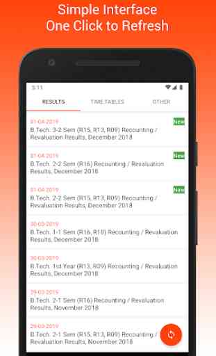 JNTUH Notifications, Results, Time Tables 1