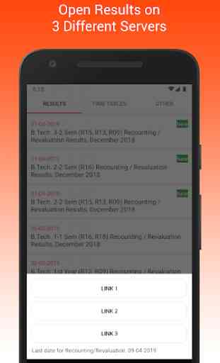 JNTUH Notifications, Results, Time Tables 2