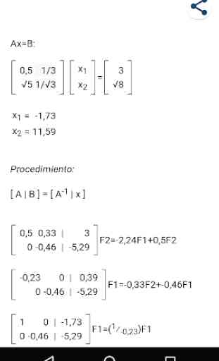 Linearibus - Calculadora de matrices 4