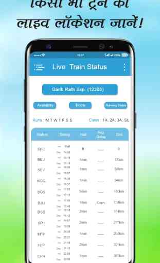 Live Train Running Status: Rail Live Location 3