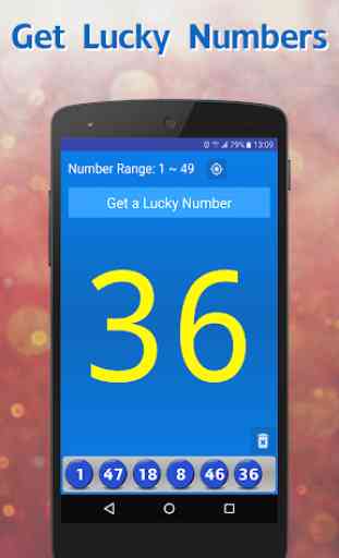 Lucky Numbers - Lottery 1
