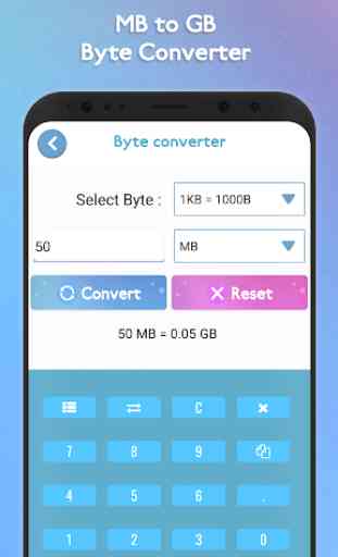 MB to GB Converter : Byte Converter 2