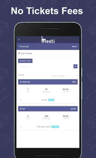Meeti. Schedule events and sell tickets 3