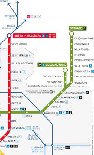 Milan Metro Map (Offline) 2