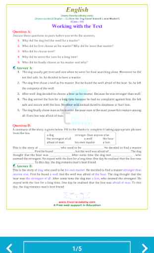 NCERT Solutions for Class 6 English Honeysuckle 4